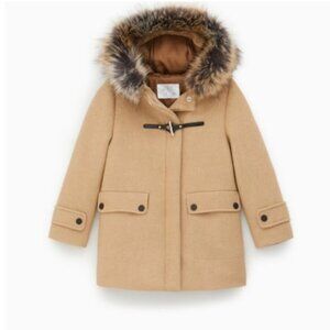 Zara Pea Coat girl size 10 wool blend